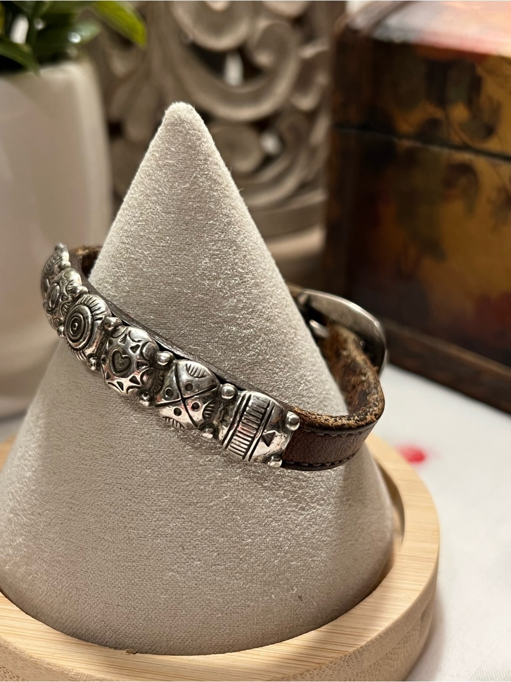Brighton Harmony Bandit Leather Bracelet